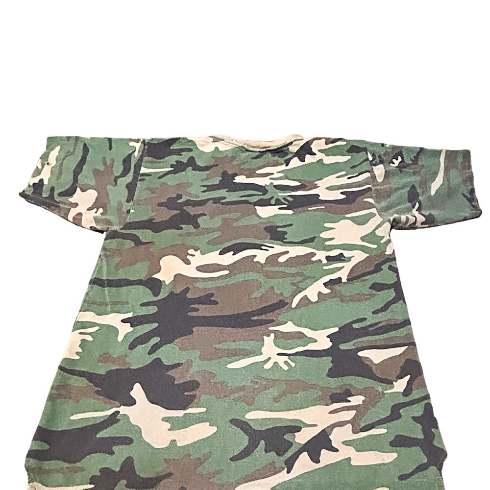 Vintage Sports Afield Camo T Shirt USA Made Distressed 90s Small - Picture 3 of 12